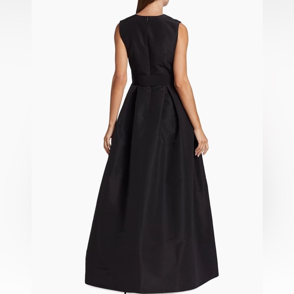 NWT Alexia Maria Grace Silk Faille Ball Gown Dress w/Removable Bow Belt Size 0 - Picture 5 of 16